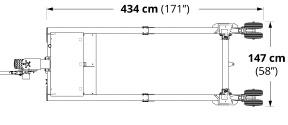 Carrier V1020 dimensions