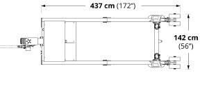 Carrier V1022 Dimensions