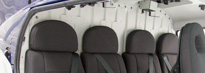 HC-400-RHR Rear Headrests for AS350 / H125